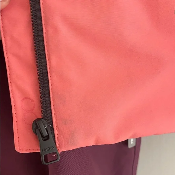 Reima Pink and Burgundy ski Jacket and snow pants - size 116 or size 6 / 7 - Picture 12 of 13